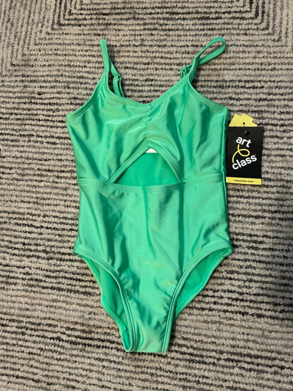 Art Class Mint Green One-Piece Swimsuit Size 6/7
